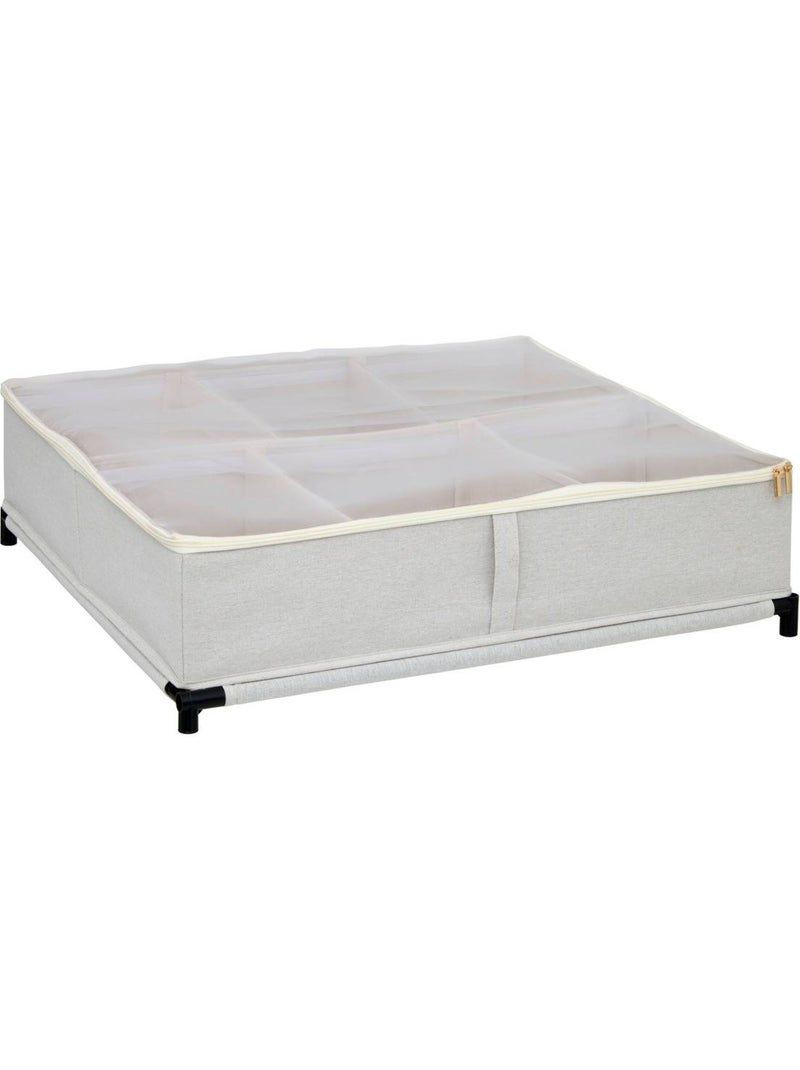 Housse de rangement sous lit dressy plus Beige - Kiabi