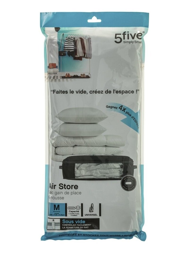 Housse de rangement sous vide Air Store M Noir - Kiabi