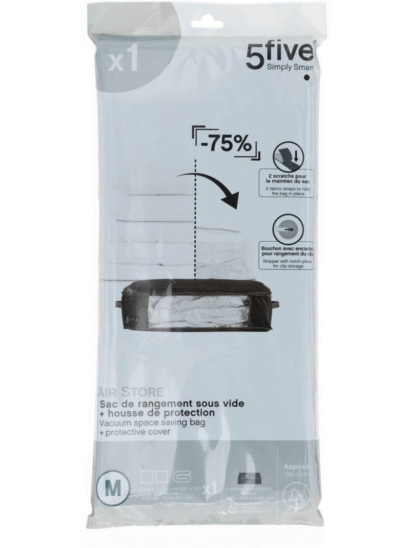 Housse de rangement sous vide air Transparent - Kiabi
