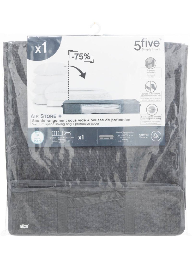 Housse de rangement sous vide air Transparent - Kiabi