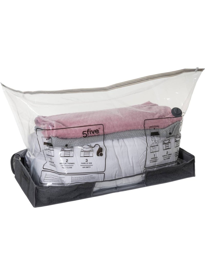 Housse de rangement sous vide air Transparent - Kiabi