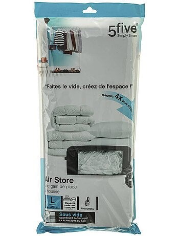 Housse de rangement sous vide avec sac de compression air