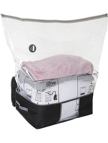 Housse de rangement sous vide avec sac de compression air