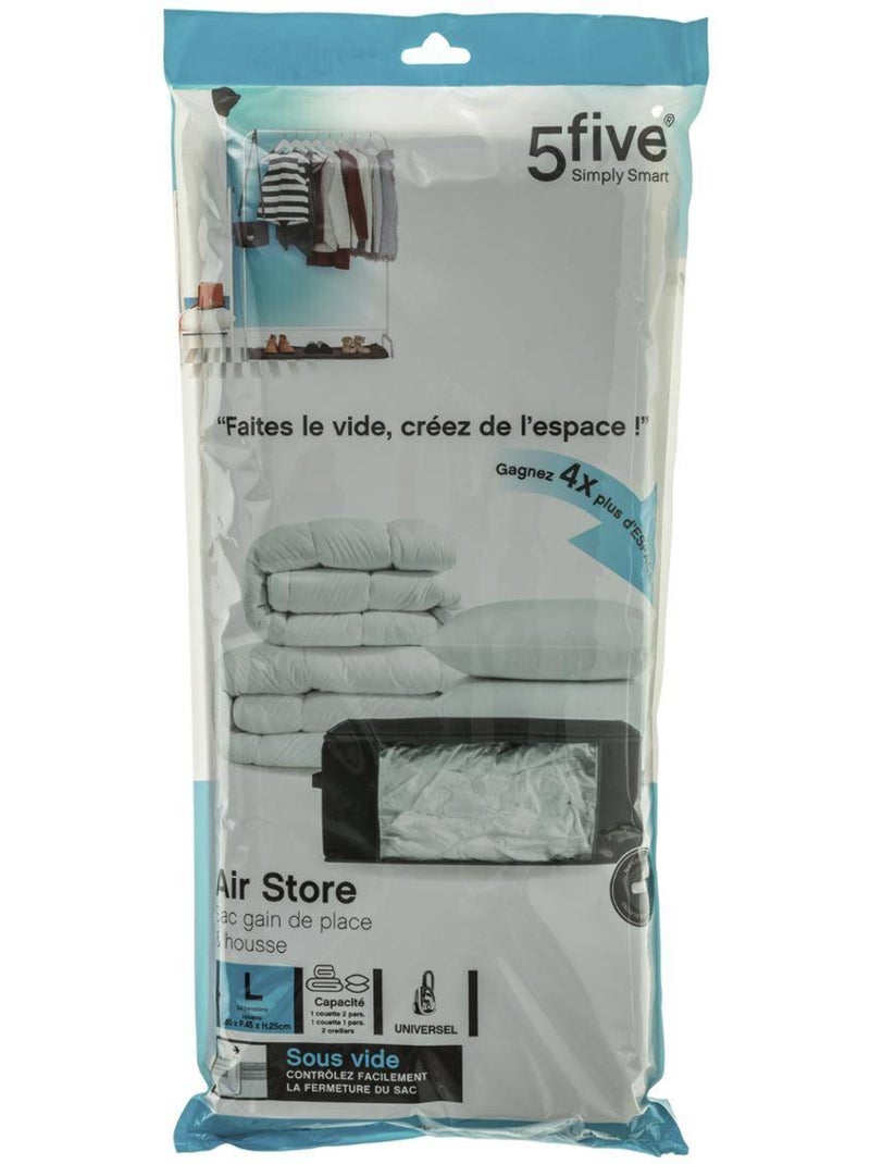 Housse de rangement sous vide avec sac de compression air Transparent - Kiabi