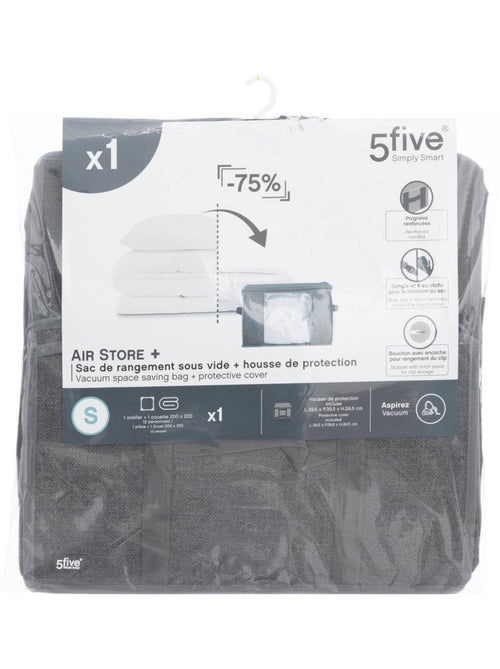 Housse de rangement sous vide carrée air - Kiabi