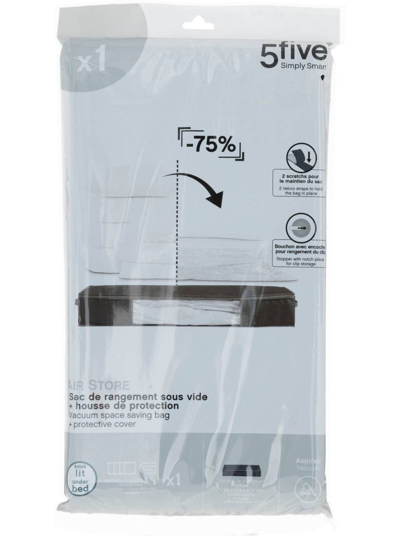 Housse de rangement sous vide pour lit air Noir - Kiabi