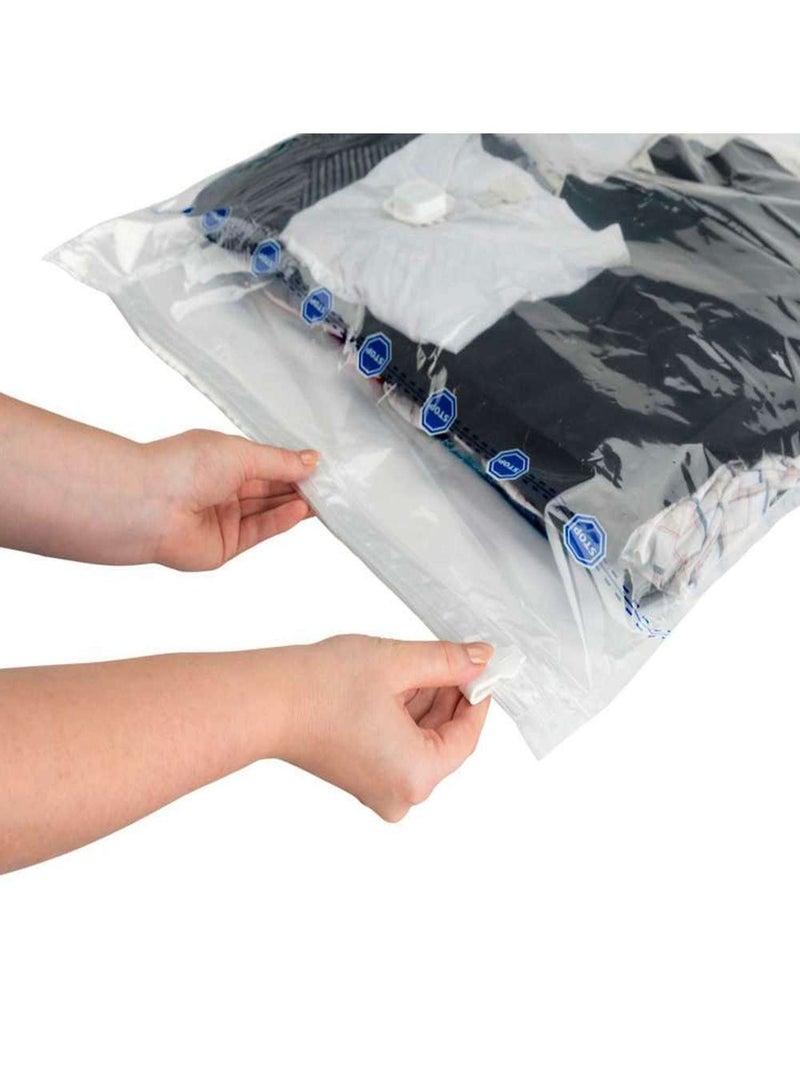 Housse de rangement sous-vide Taille XL Transparent - Kiabi