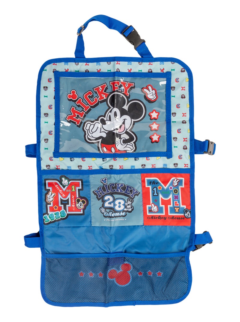 Housse de siège auto Disney Mickey Mouse Organiseur de rangement Bleu - Kiabi