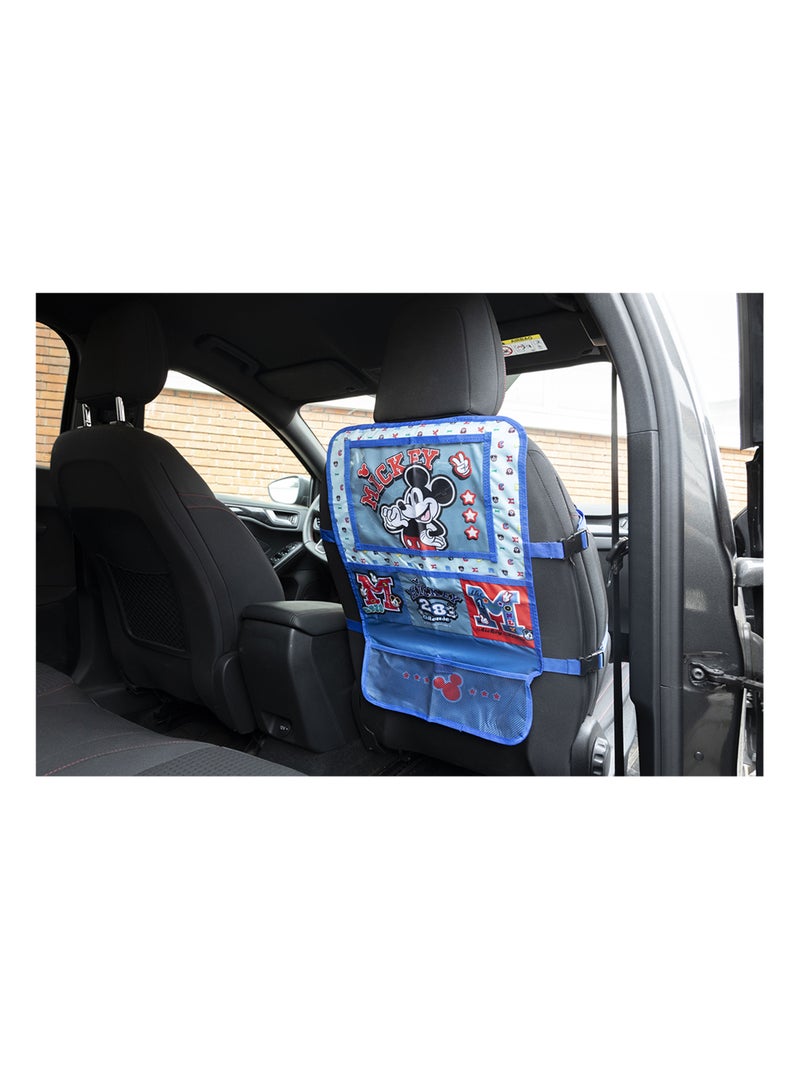 Housse de siège auto Disney Mickey Mouse Organiseur de rangement Bleu - Kiabi