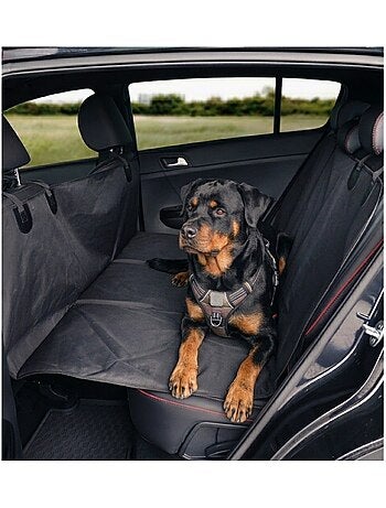 Housse de Siège Auto pour Chien Protection Banquette arrière noir