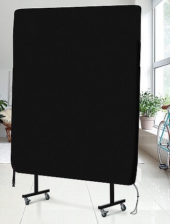 Housse de table de ping-pong avec fermeture éclair anti-UV imperméable noir