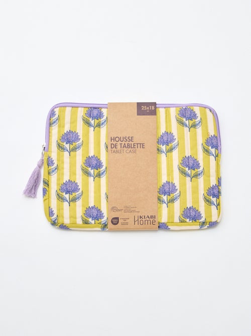 Housse de tablette 19 x 25 cm - Kiabi Home - Kiabi Housse de tablette 19 x 25 cm - Kiabi Home - Kiabi