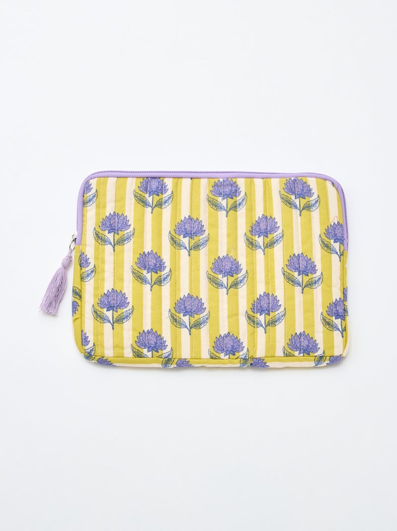 Housse de tablette 19 x 25 cm - Kiabi Home Jaune - Kiabi