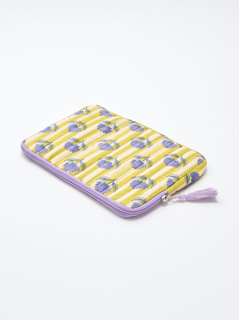 Housse de tablette 19x25 cm Jaune - Kiabi