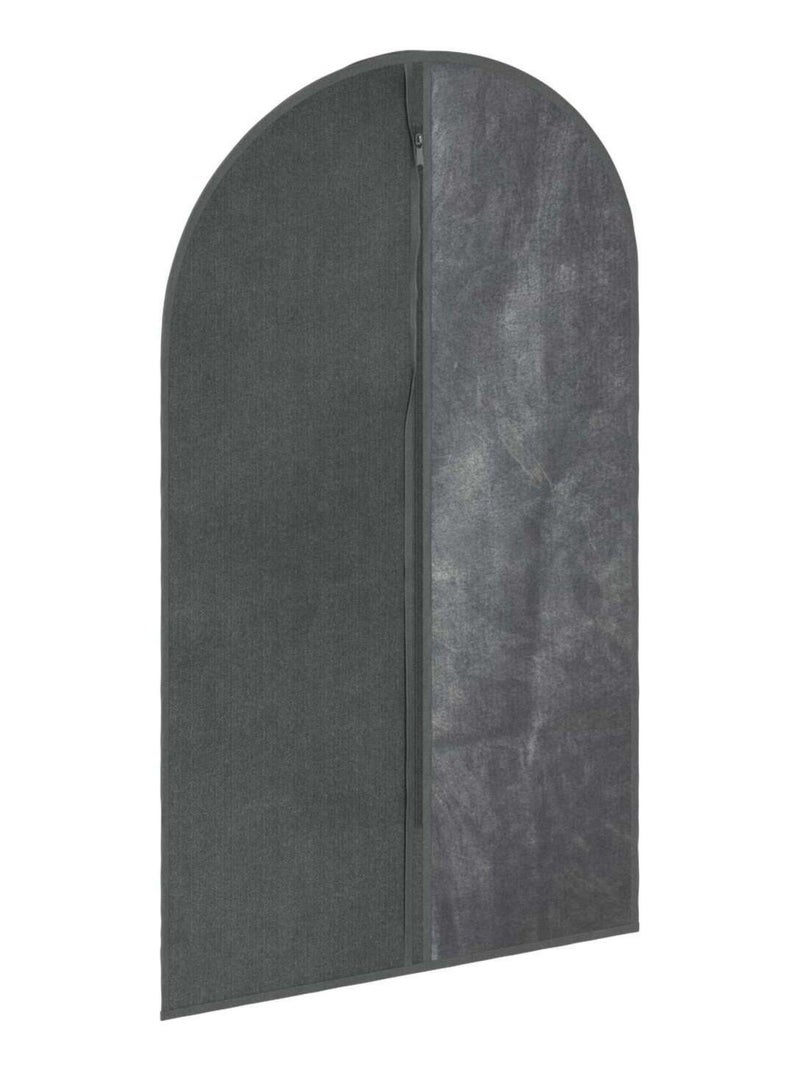 Housse de vêtement avec ouverture zippée Gris - Kiabi
