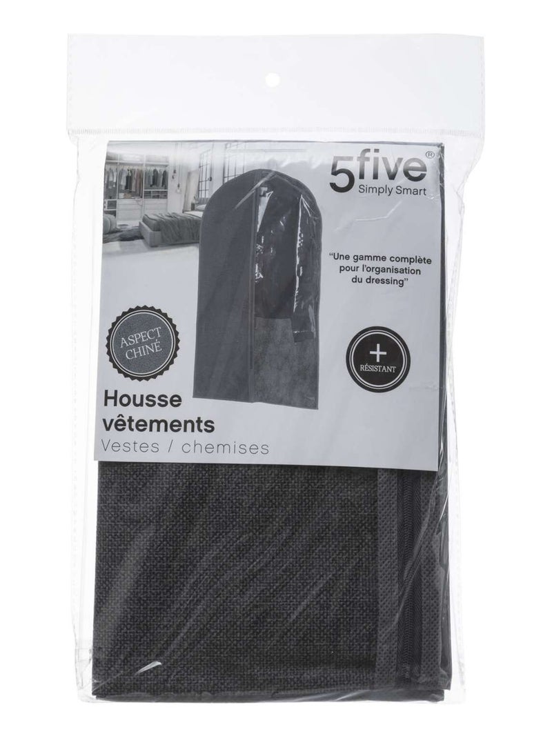 Housse de vêtement avec ouverture zippée Gris - Kiabi
