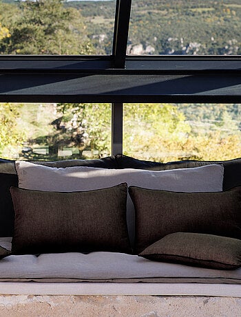 Housse d'édredon PRELUDE en lin et coton