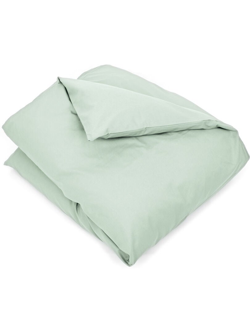 Housse D'Édredon 140x150 Cm 100% Coton Alto Crème - Fabrication Française, Easycare