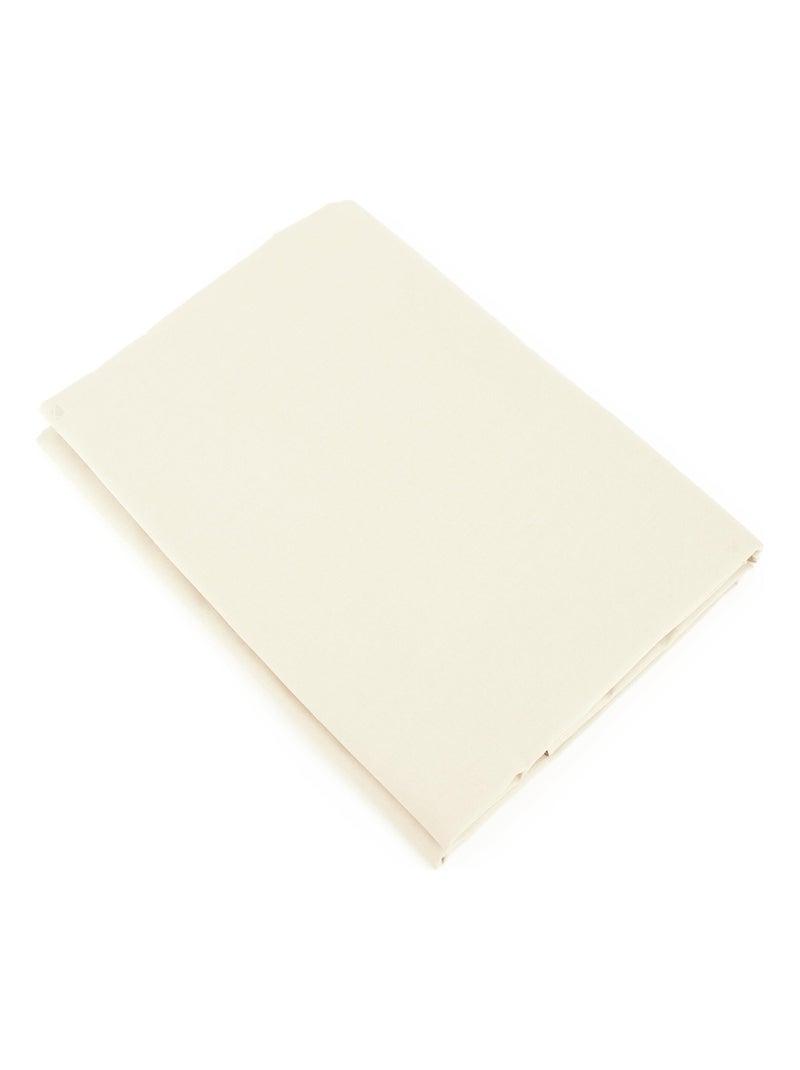 Housse d'édredon uni coton ALTO Beige clair - Kiabi