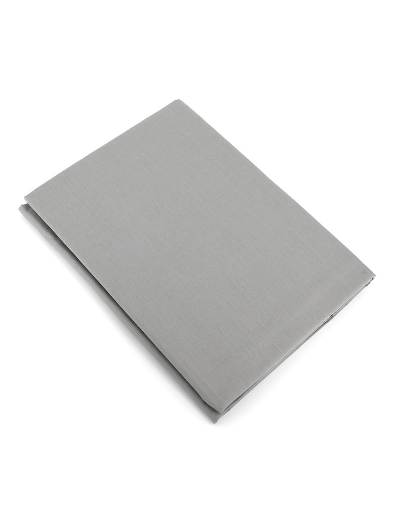 Housse d'édredon uni coton ALTO Gris - Kiabi