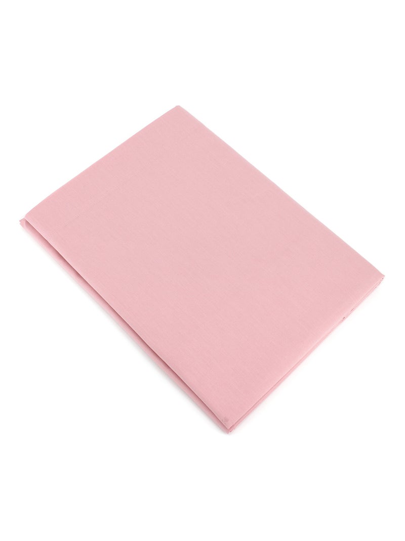 Housse d'édredon uni coton ALTO Rose pâle - Kiabi