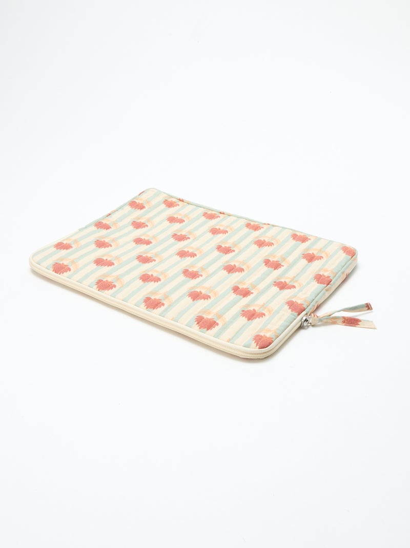 Housse d'ordinateur (36x25 cm) - Kiabi Home Bleu - Kiabi