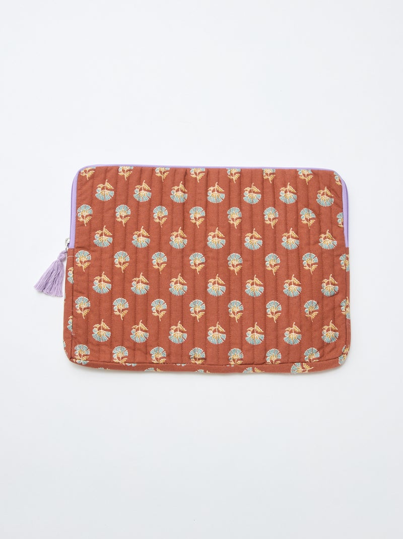 Housse d'ordinateur (36x25 cm) - Kiabi Home Orange - Kiabi