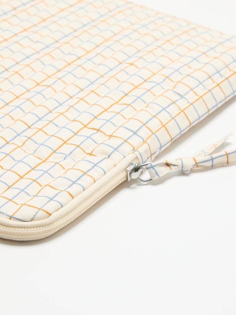 Housse d'ordinateur 36x25 cm - Noël Beige - Kiabi