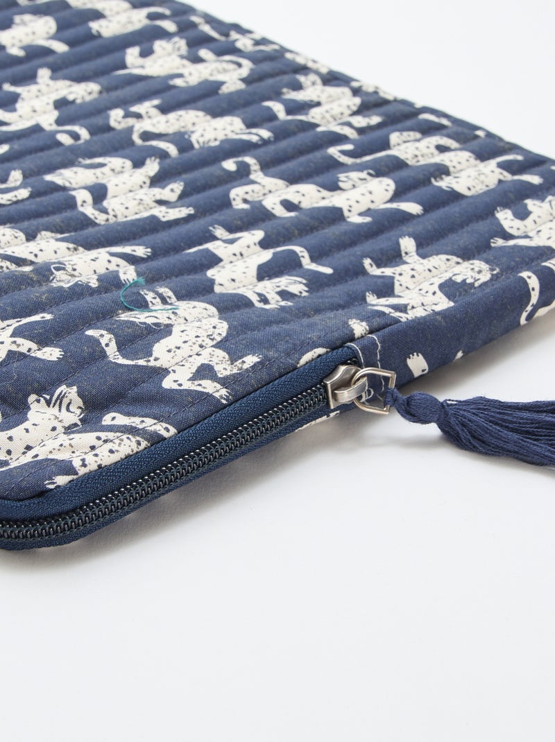 Housse d'ordinateur 36x25 cm Bleu - Kiabi