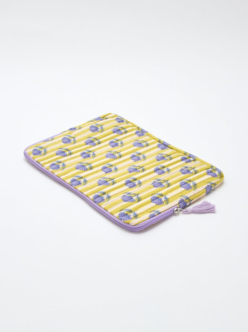 Housse d'ordinateur 36x25 cm Jaune - Kiabi