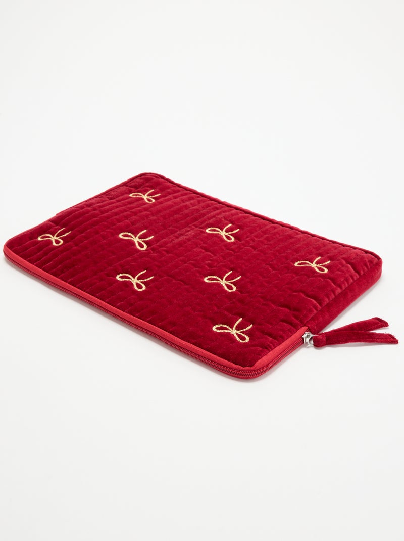 Housse d'ordinateur 36x25 cm Rouge - Kiabi