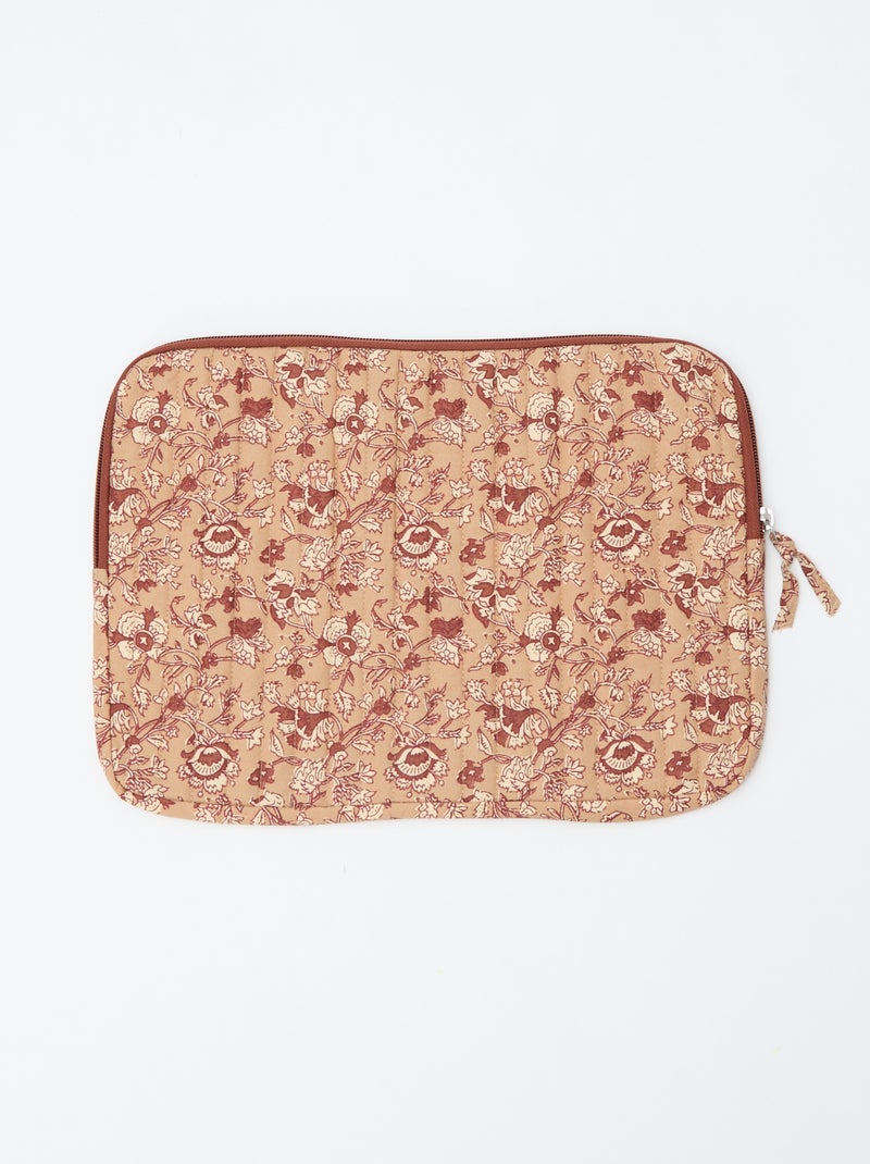 Housse d'ordinateur ou tablette 15 pouces - Kiabi Home Beige - Kiabi