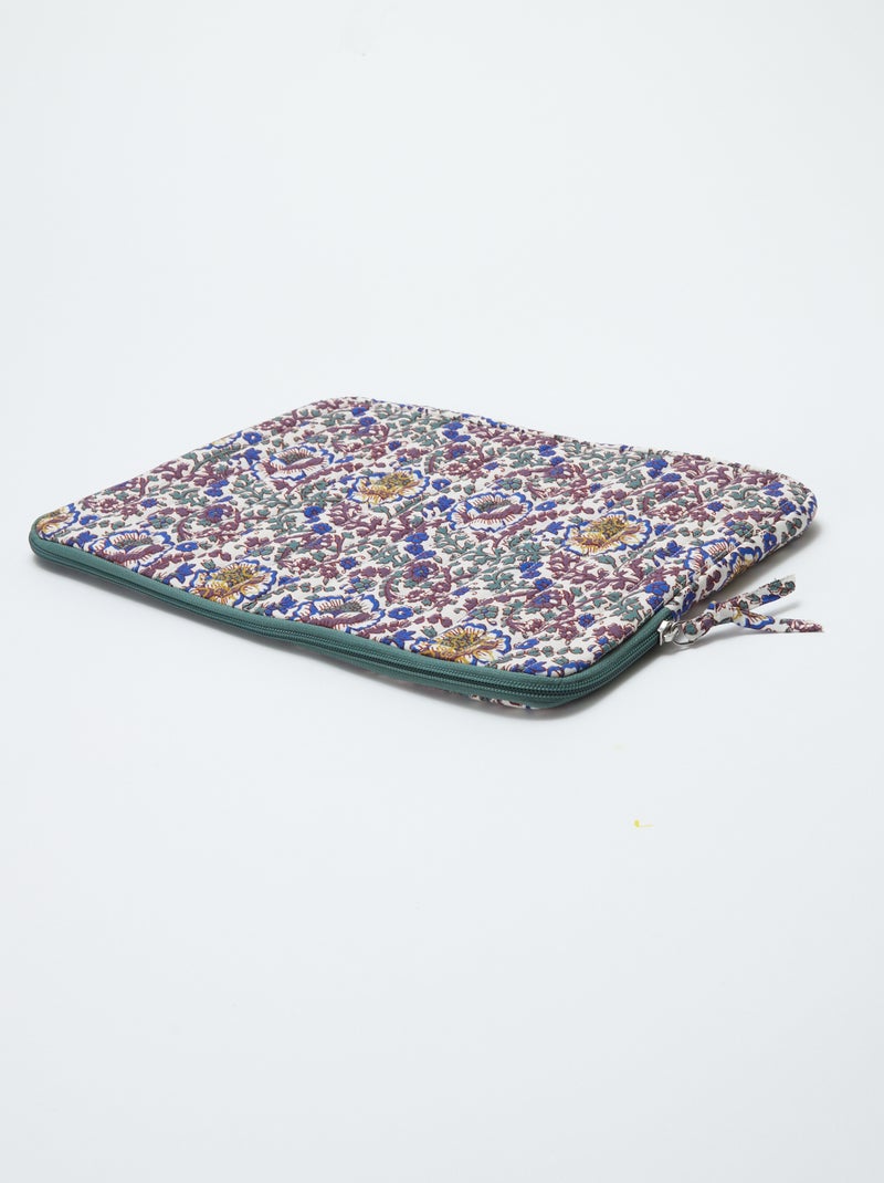 Housse d'ordinateur ou tablette 15 pouces - Kiabi Home Blanc - Kiabi
