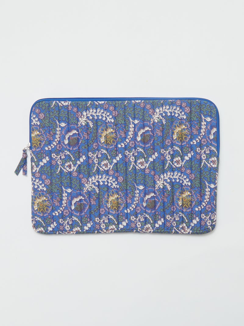 Housse d'ordinateur ou tablette 15 pouces - Kiabi Home Bleu - Kiabi