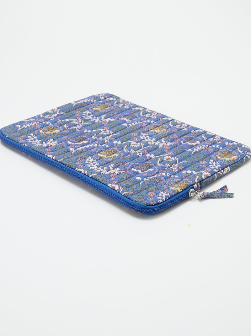 Housse d'ordinateur ou tablette 15 pouces - Kiabi Home Bleu - Kiabi