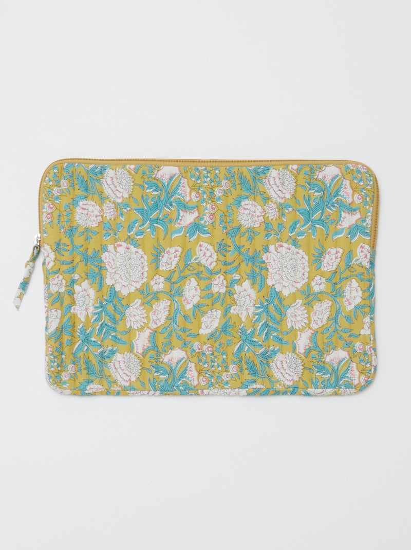 Housse d'ordinateur ou tablette 15 pouces - Kiabi Home Jaune - Kiabi