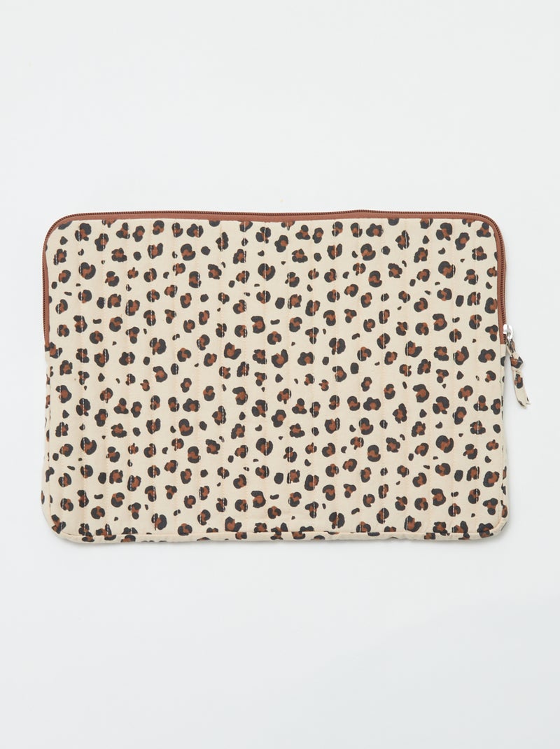 Housse De Protection Pour Ordinateur Portable De 15", Résistante à L'eau Et Aux Chocs - Pour Homme Et Femme - Motif Léopard