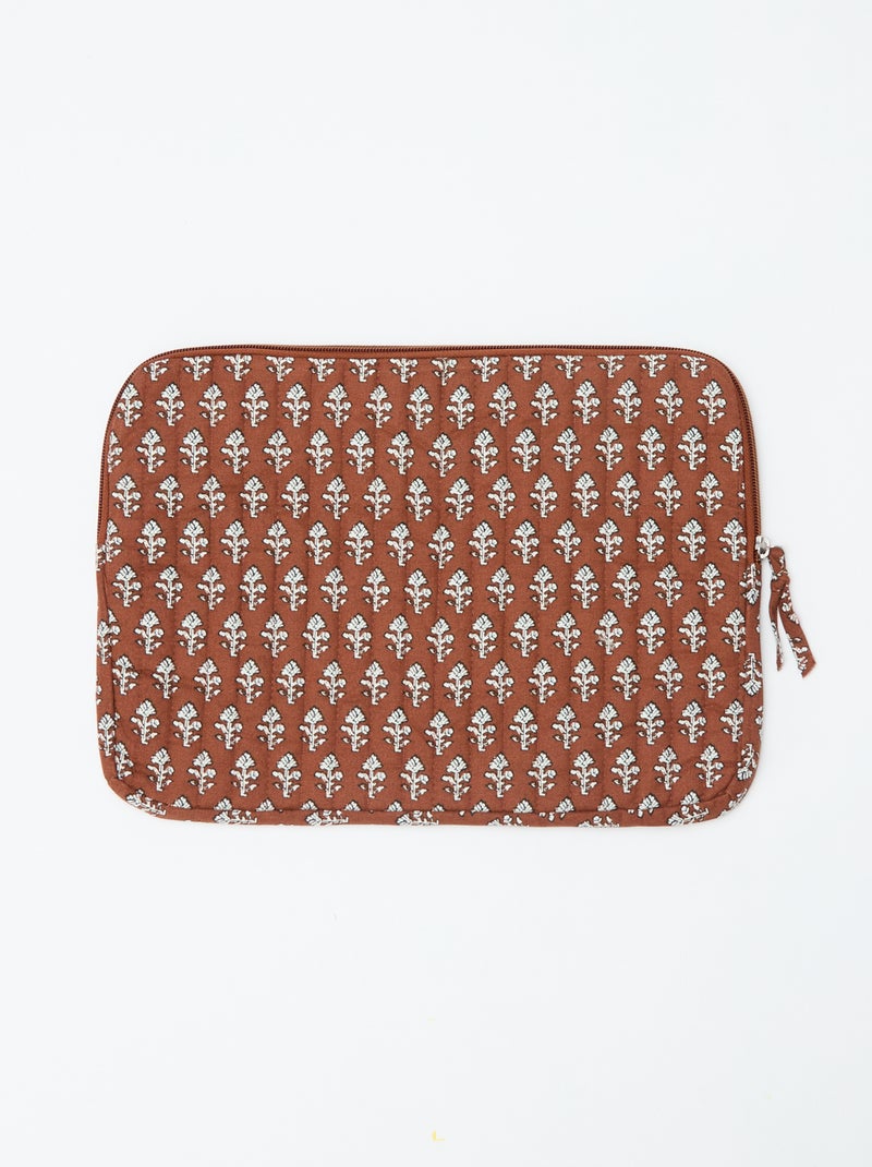 Housse d'ordinateur ou tablette 15 pouces - Kiabi Home Marron - Kiabi