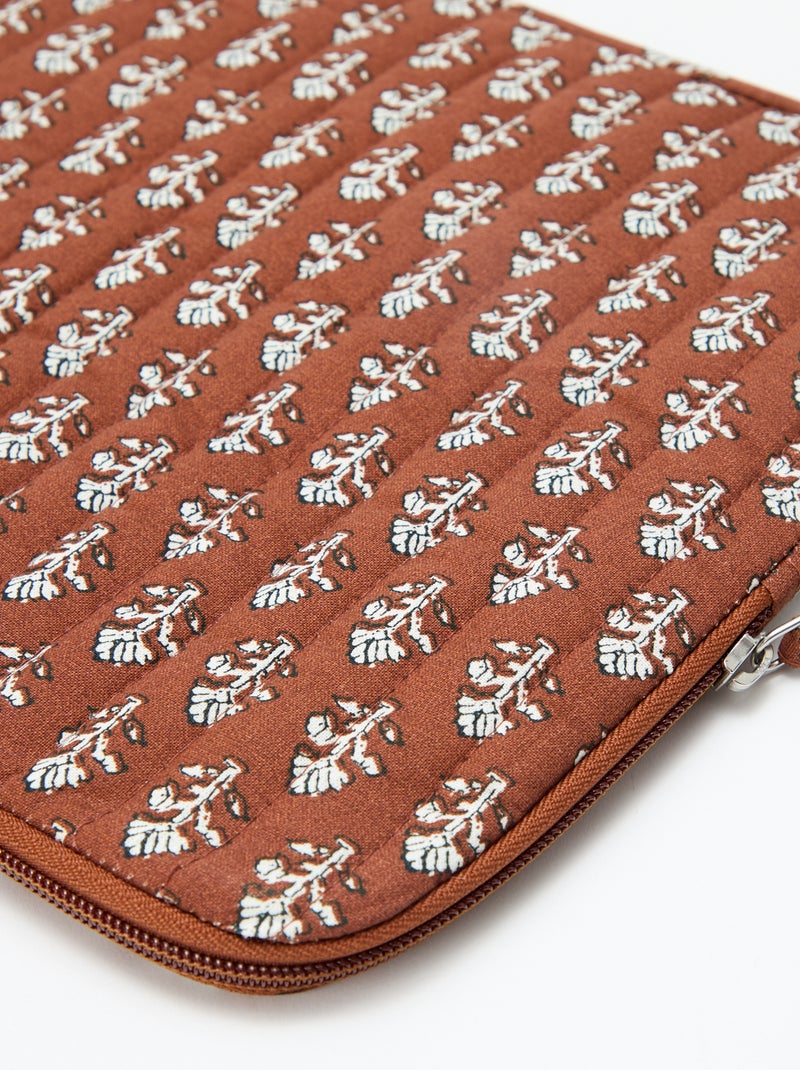 Housse d'ordinateur ou tablette 15 pouces - Kiabi Home Marron - Kiabi