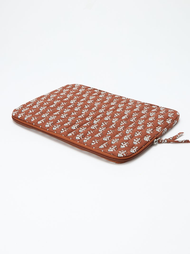 Housse d'ordinateur ou tablette 15 pouces - Kiabi Home Marron - Kiabi