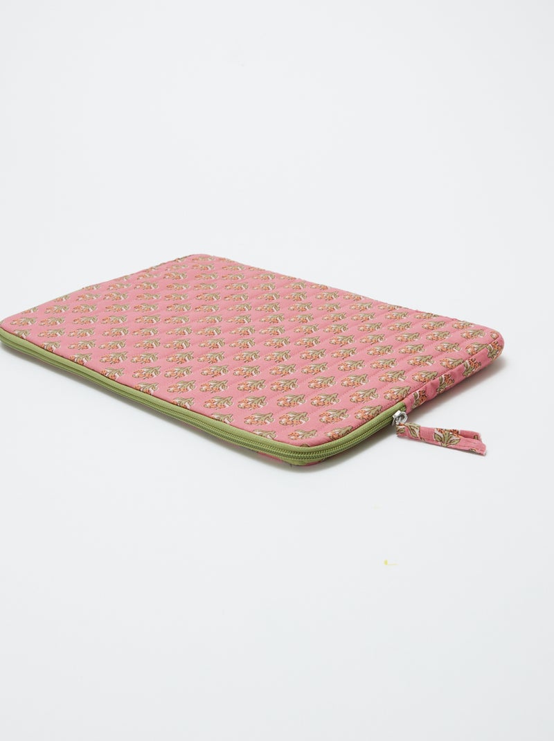 Housse d'ordinateur ou tablette 15 pouces - Kiabi Home Rose - Kiabi