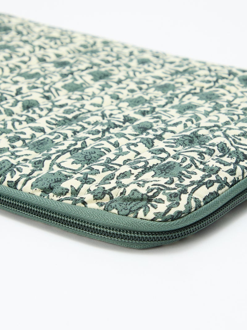 Housse d'ordinateur ou tablette 15 pouces - Kiabi Home Vert - Kiabi