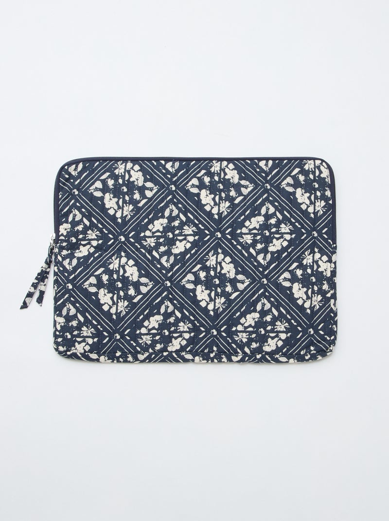 Housse d'ordinateur ou tablette 15 pouces Bleu - Kiabi