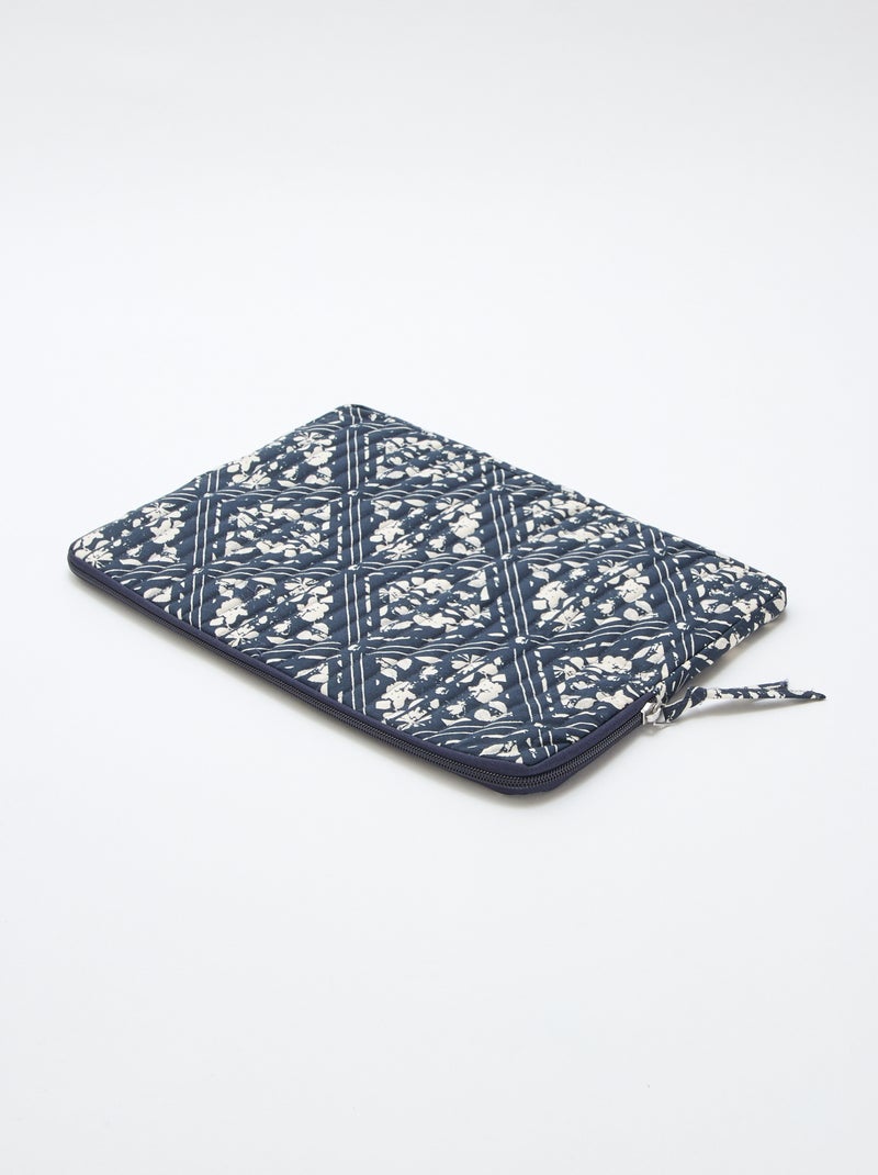 Housse d'ordinateur ou tablette 15 pouces Bleu - Kiabi