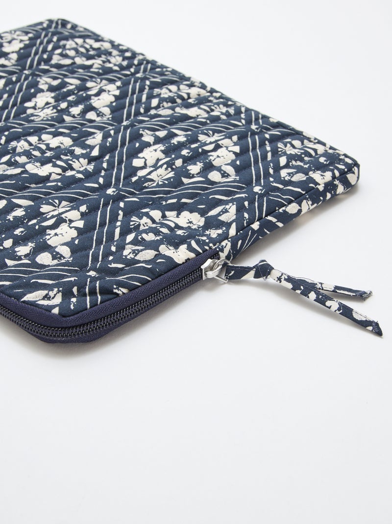 Housse d'ordinateur ou tablette 15 pouces Bleu - Kiabi