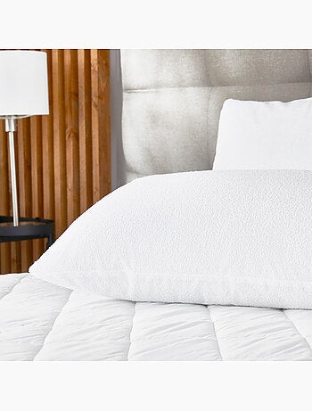 Housse d'oreiller 135x40cm| PIKOLIN HOME| Bouclette| Aloe Vera| Imperméable