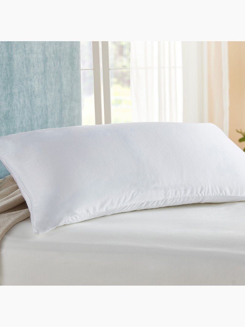 Housse d'Oreiller 2 en 1 Thermorégulateur Imperméable Blanc - Kiabi