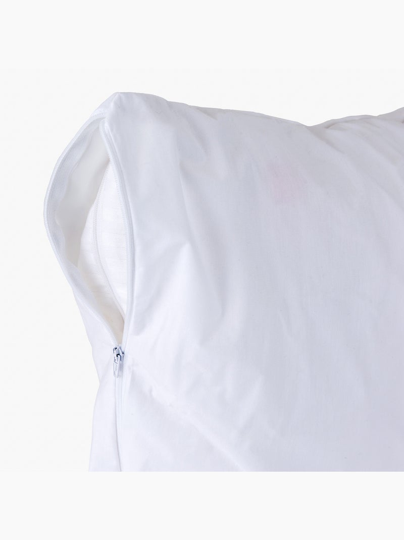 Housse d'Oreiller 2 en 1 Thermorégulateur Imperméable Blanc - Kiabi