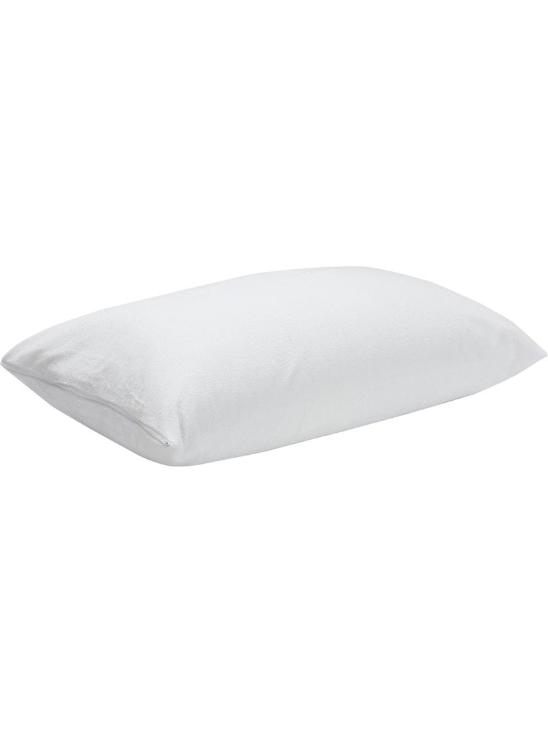 Housse d'Oreiller Éponge Respirante Imperméable Blanc - Kiabi