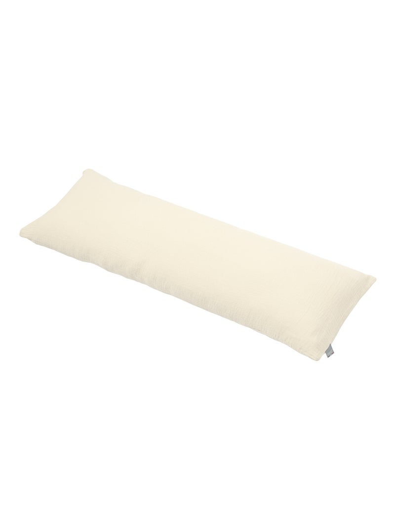 Housse en gaze de coton pour traversin plat, Jeanne SEVIRA KIDS Ecru - Kiabi